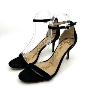 Sam Edelman Black Suede Ankle Strap Sandals Women's 9 US